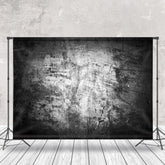 Lofaris Black And White Brushed Wall Textured Photo Backdrop